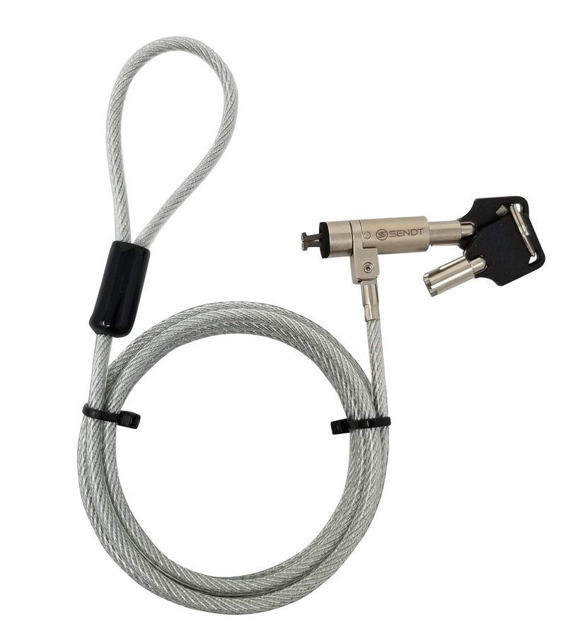 Sendt Silver Notebook Laptop Keyed Lock for Nano Security Slots - Image 1
